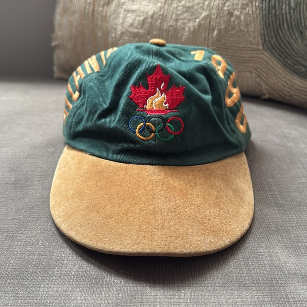 Vintage McDonalds Atlanta Olympics Strapback Hat / 1996 - Picture 2 of 8